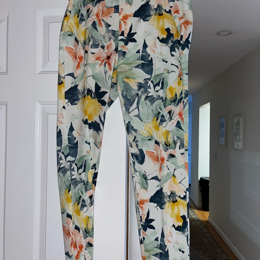 Zara Multicolor Floral Trousers